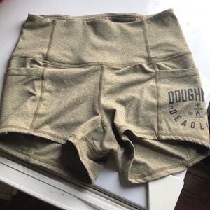 Doughnuts & deadlifts XS shorts